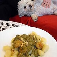 recette GNOCCHI AU PESTO