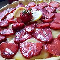 recette Tarte au lemon curd et fraises