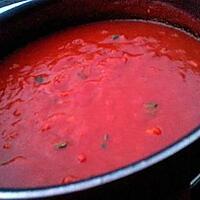 recette Sauce tomate à la menthe