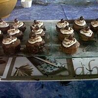 recette Cupcakes banane chocolat meringués