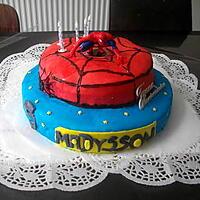 recette gâteaux deux étages spiderman