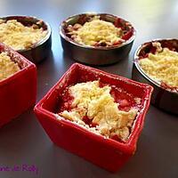 recette Crumble fraise nougat de Christèle