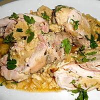 recette CUISSES  DE  POULET  FARCIES MASCARPONE GORGONZOLA