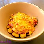 recette Gnocchis sauce crémeuse aux poivrons et chorizo