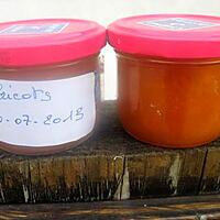 recette Confiture d'abricots nature.