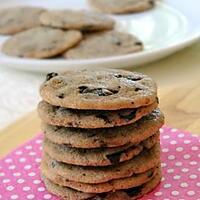 recette ~ Cookies aux pépites de chocolat noir *une vraie tuerie* ~