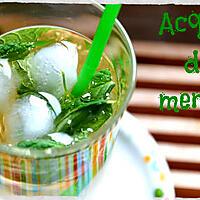 recette ACQUA DI MENTA