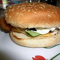 recette Burger Breaded Turkey maison