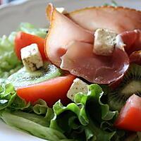 recette Salade sucré salé au kiwi
