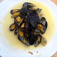 recette moules au safran