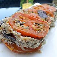 recette Terrine de tomates aux sardines