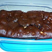 recette BROWNIE CHOCOLAT / PEPITES PEANUT BUTTER