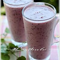 recette ~Smootie moelleux aux pommes et aux petits fruits~