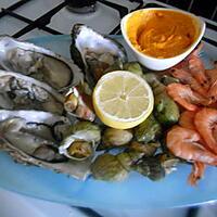 recette Plateau de fruit de mer maison