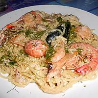 recette CARBONARA  DI  PESCE