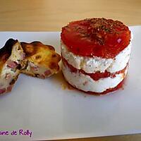 recette Mille feuilles tomate, chèvre frais et basilic