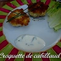 recette CROQUETTES DE CABILLAUD