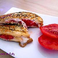 recette Croque tomate mozzarella