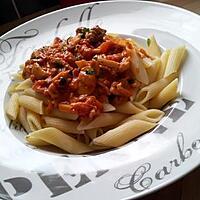 recette Penne rigate à la carbolognaise