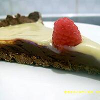 recette tarte aux deux chocolats