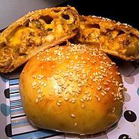 recette buns poulet olive fromage