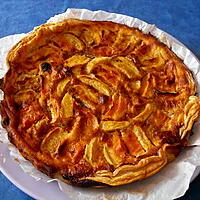 recette TARTE NECTARINE ABRICOT GOUT PAIN D'EPICES