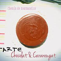 recette Tarte chocolat & caranougat