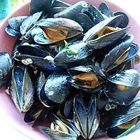 recette MOULES  MARINIERES  AU PASTIS