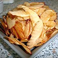 recette Epluchures de pommes : chips