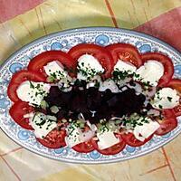 recette Salade de tomates et carotte rouge