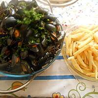 recette Moules frites