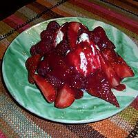 recette Coupe de glace vanille - fruits rouges