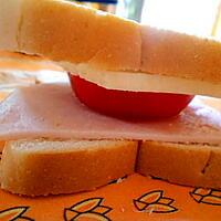 recette Croques monsieur tomate/fromage à raclette