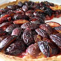 recette Tarte Quetsches / Rhubarbe