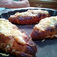 recette Mes croissants jambon/bechamelle