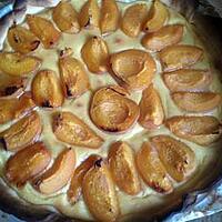 recette tarte crème patissière abricot