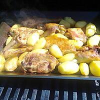 recette poulet blanc bio au barbecue