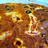 recette ~ Clafoutis aux tomates et olives noires ~