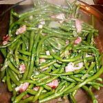recette Haricots verts au lard