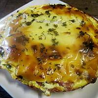 recette Quiche à la brousse de vache et aux  2 jambons.