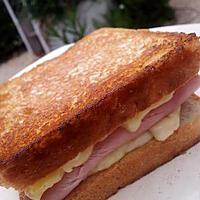 recette Croque au jambon et babybel coulant