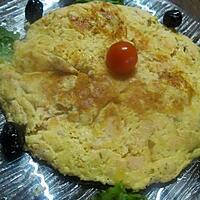 recette Omelette au saumon.