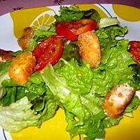 recette Salade verte aux nuggets