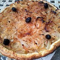 recette Tarte à l'oignons confits