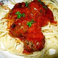 recette Spaghetti et boulettes de viande