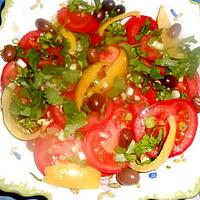 recette Salade de tomates et citrons confits
