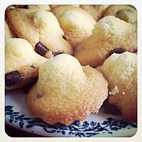 recette Madeleines aux pépites de chocolat et bergamote