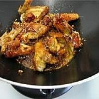 recette WOK D’AILES DE POULET AU MIEL