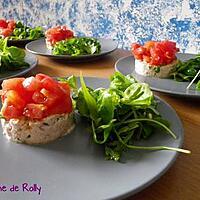 recette Rillettes de thon et tartare de tomate