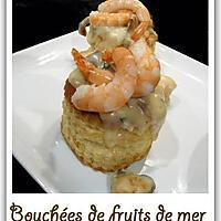 recette Bouchées de fruits de mer